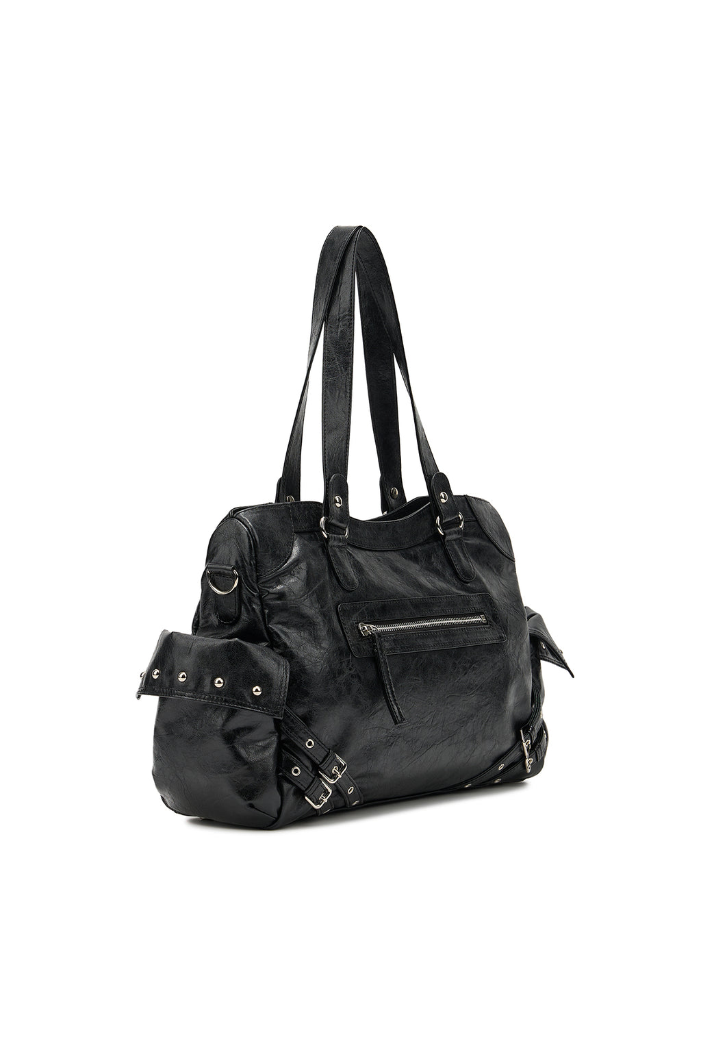 Deinet - Stud Pocket Big Bag (Black) product image 10 | TRAB K-Fashion Australia