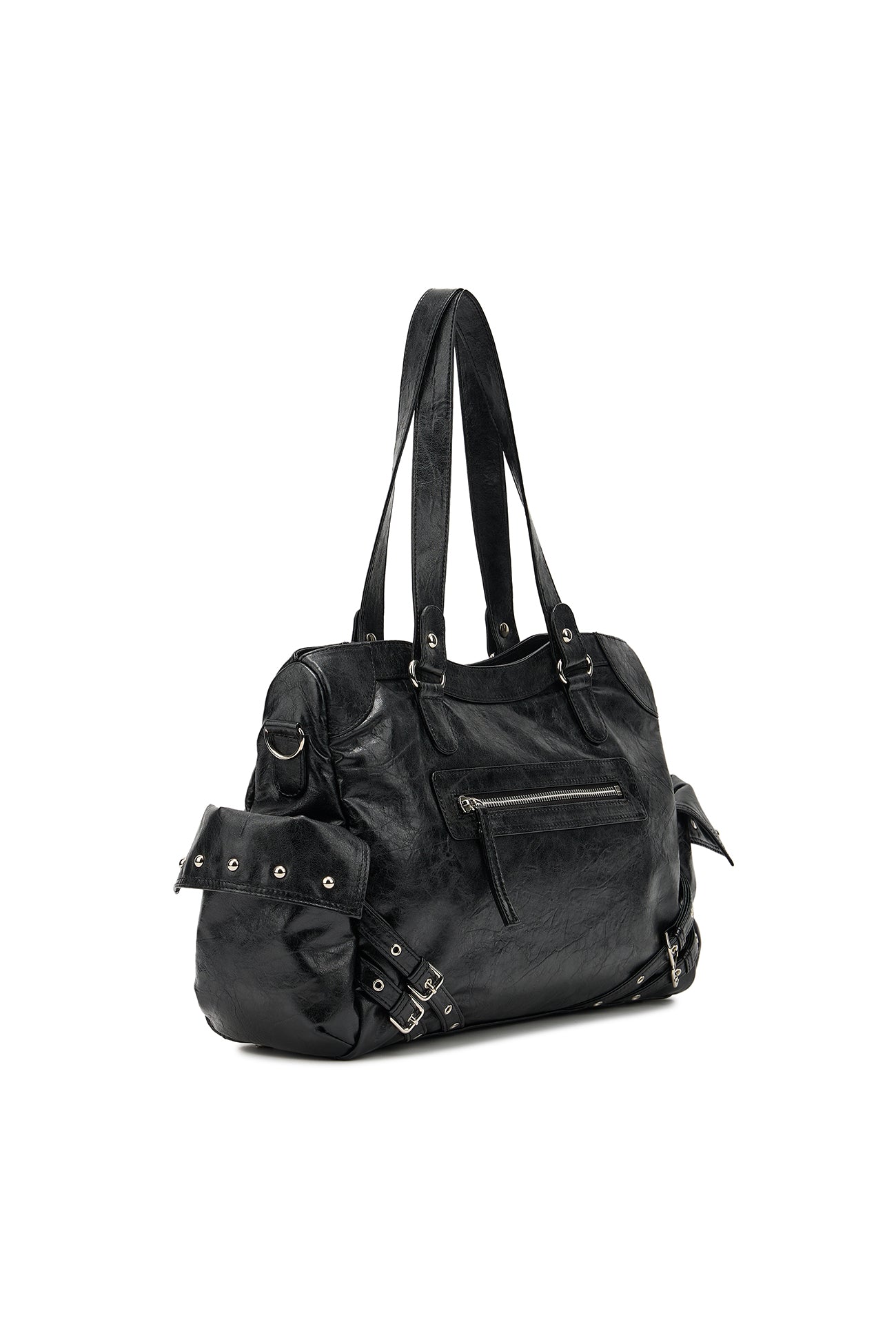 Deinet - Stud Pocket Big Bag (Black) product image 10 | TRAB K-Fashion Australia