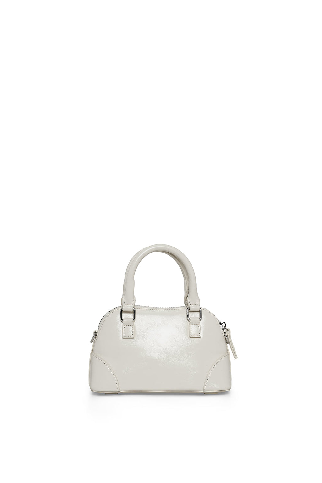 Matin Kim - Curve Zip Mini Bag (Light Grey) product image 3 | TRAB K-Fashion Australia