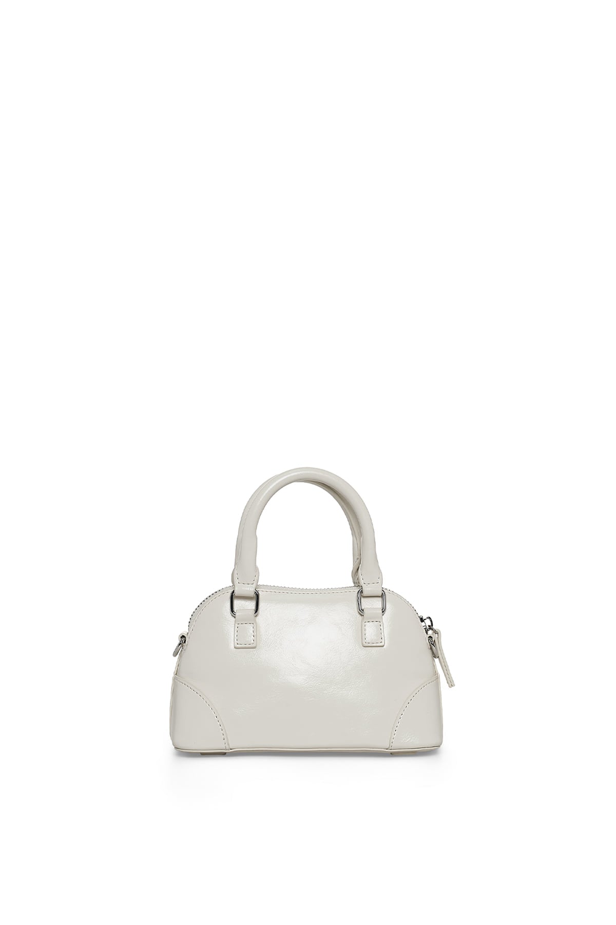Matin Kim - Curve Zip Mini Bag (Light Grey) product image 3 | TRAB K-Fashion Australia