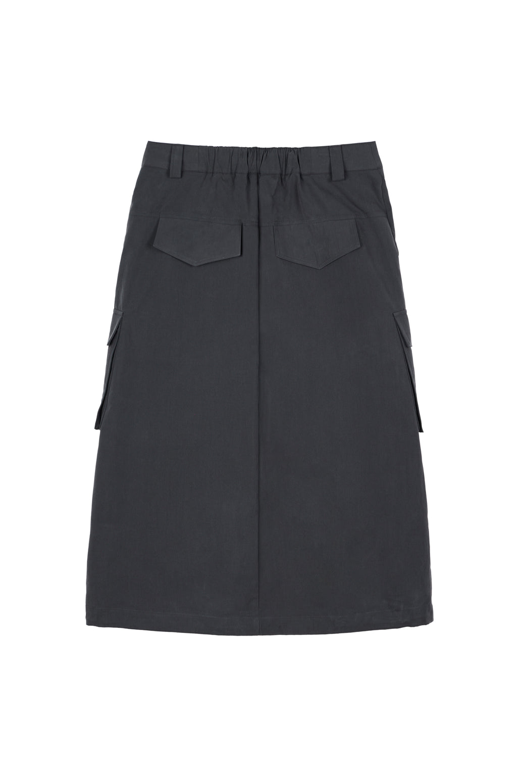 Deinet - String Point Cargo Skirt (Charcoal) product image 8 | TRAB K-Fashion Australia