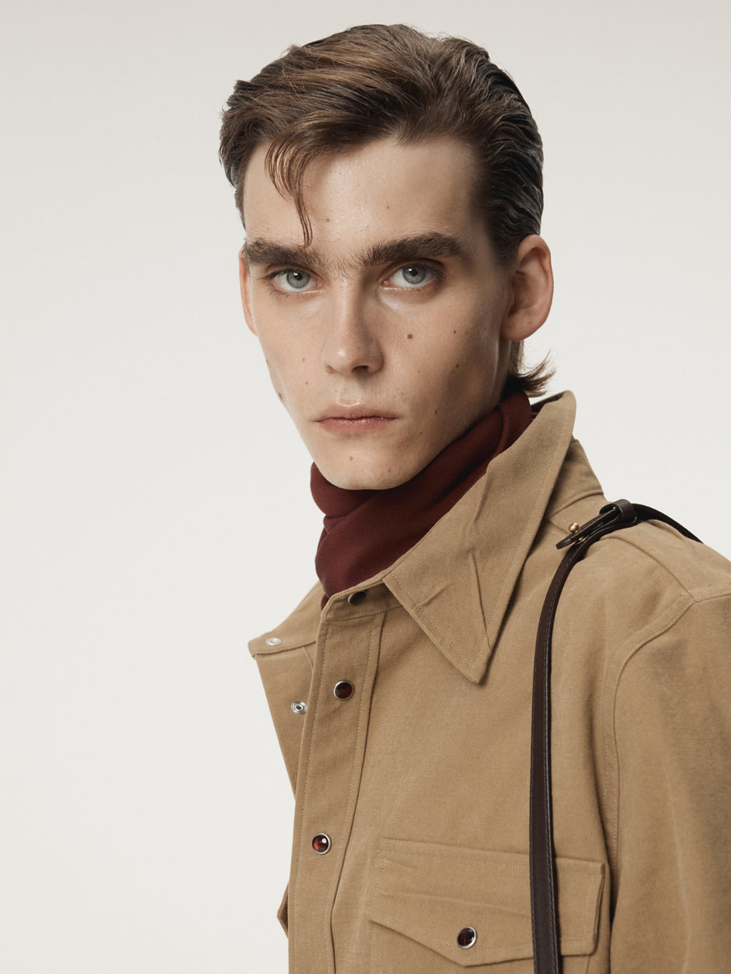 Recto - Crease Detail Western Shirt (Desert) product image 8 | TRAB K-Fashion Australia