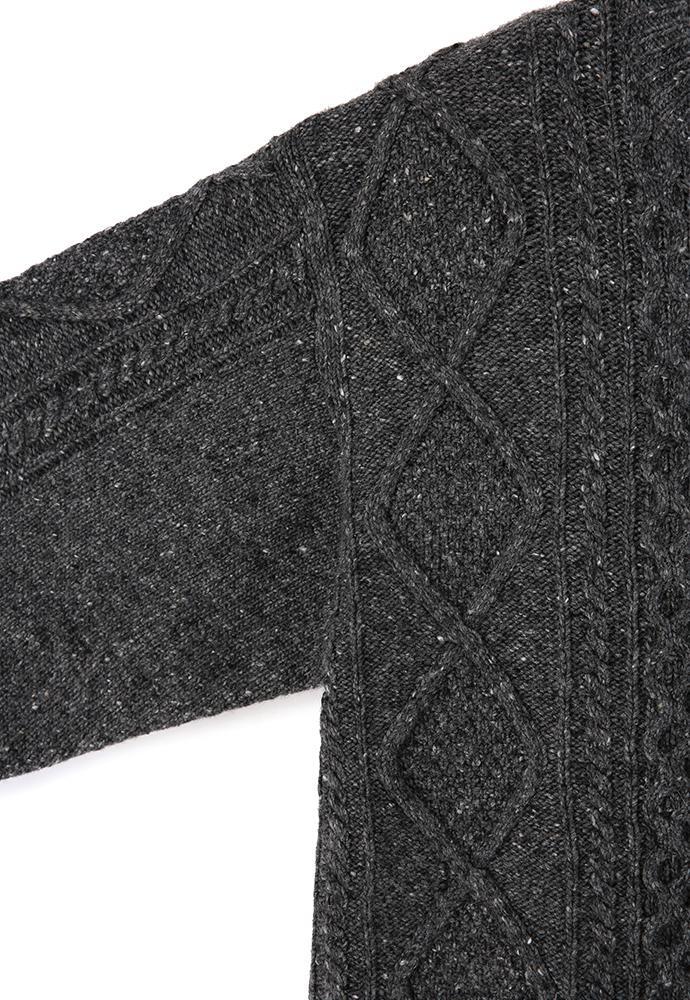 Art if acts - Fisherman Cable Sweater (Charcoal) product image 10 | TRAB K-Fashion Australia