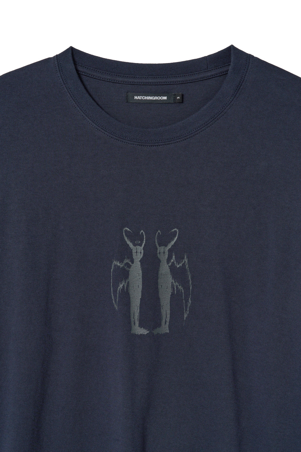 Hatchingroom - Devil & Angel Tee Dark (Navy) product image 2 | TRAB K-Fashion Australia