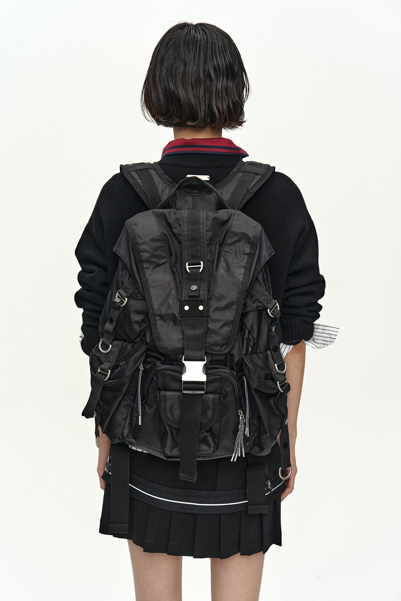 Andersson Bell - Unisex Technical Small Berlin Backpack (Black) product image 3 | TRAB K-Fashion Australia