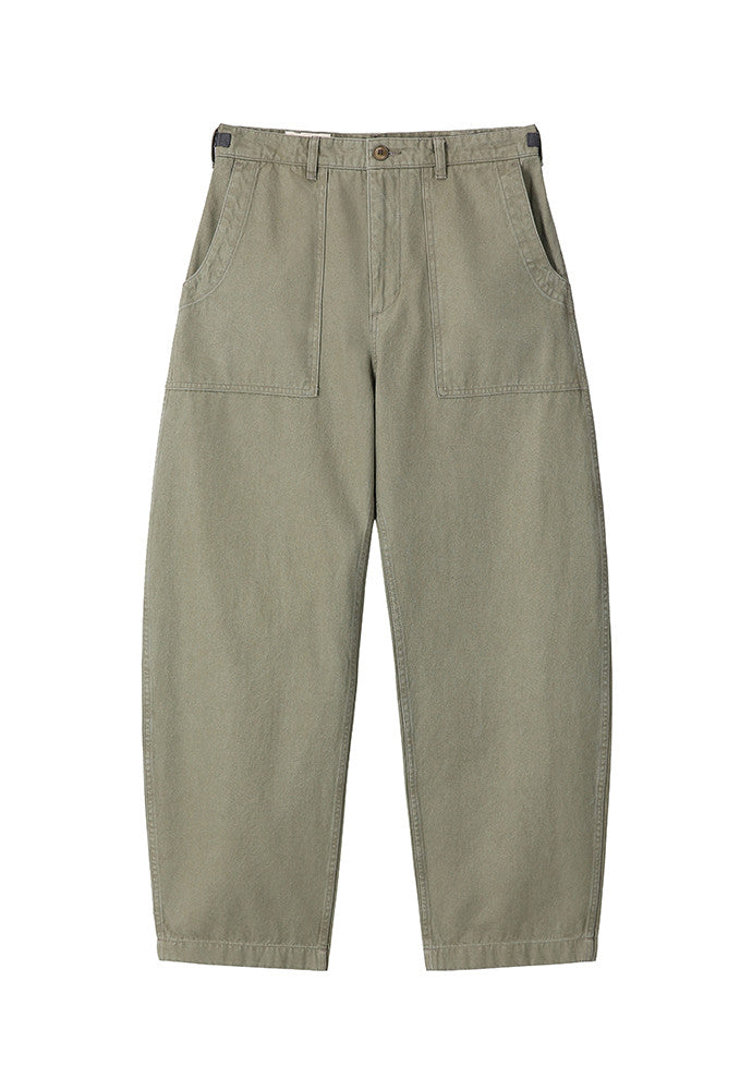 Art if acts - Curved Fatigue Trousers (Olive) product image 6 | TRAB K-Fashion Australia