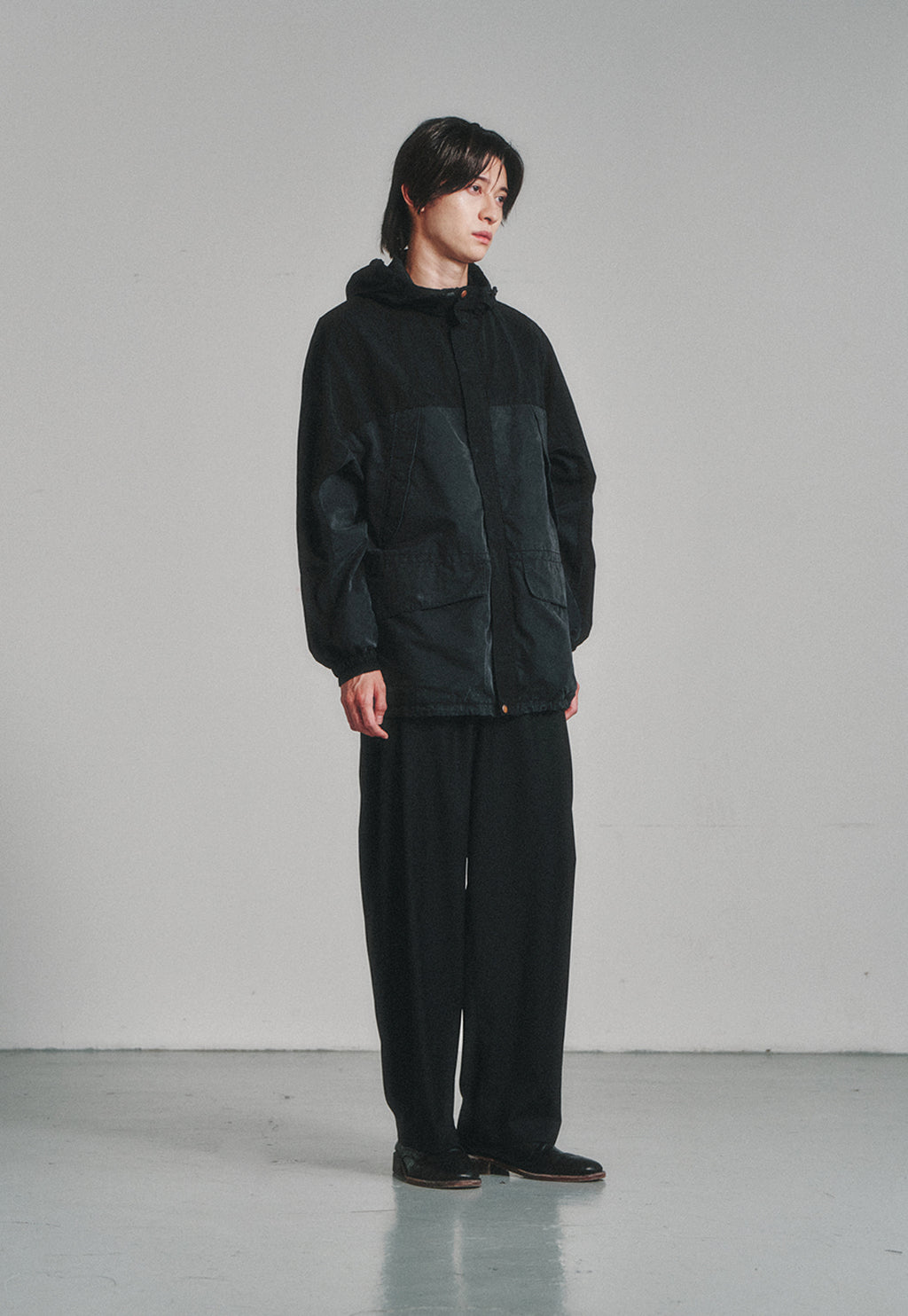 Art if acts - Garment Washed Parka (Faded Black) product image 2 | TRAB K-Fashion Australia