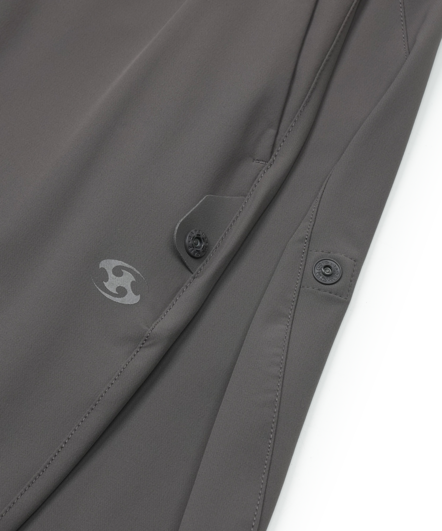 San San Gear - Side Snap Pants (Ash Brown)_25Fw product image 6 | TRAB K-Fashion Australia