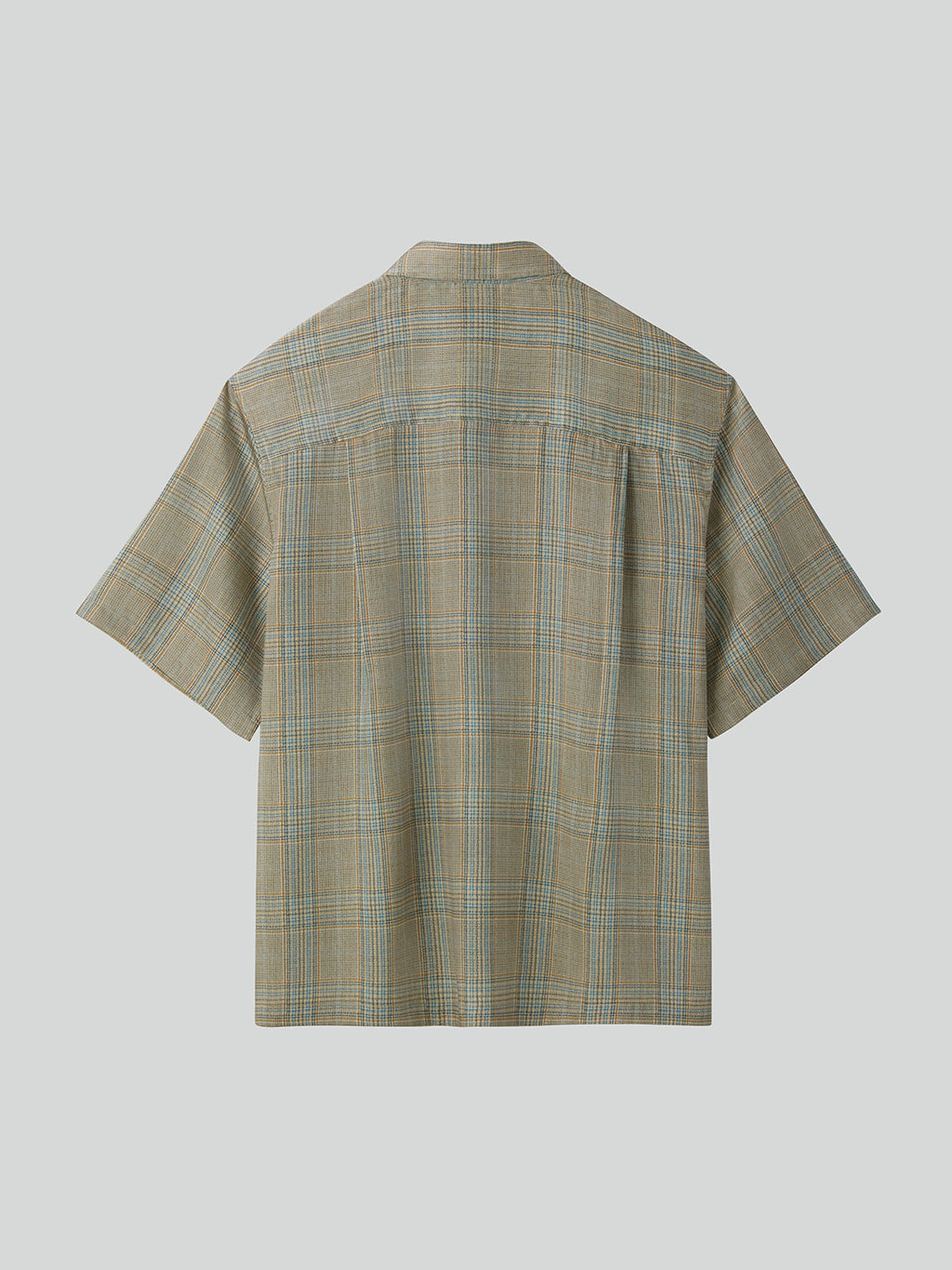Recto - 70S Vintage Check Shirt (Beige Khaki) product image 5 | TRAB K-Fashion Australia