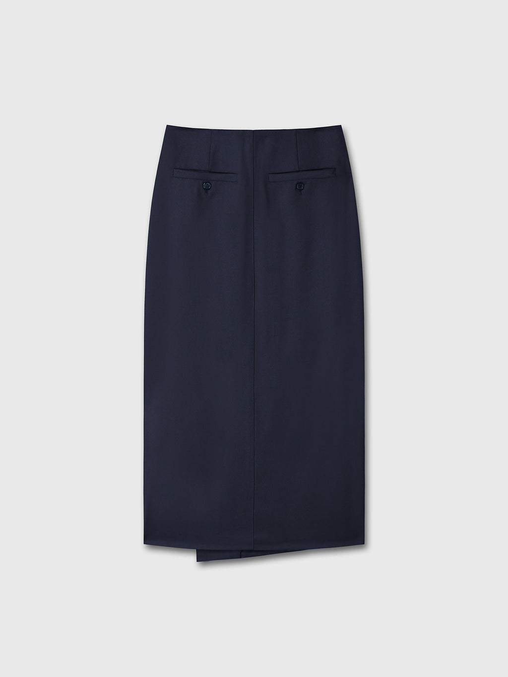 Tonywack - Wool Wrap Midi-Skirt (Dark Navy) product image 9 | TRAB K-Fashion Australia