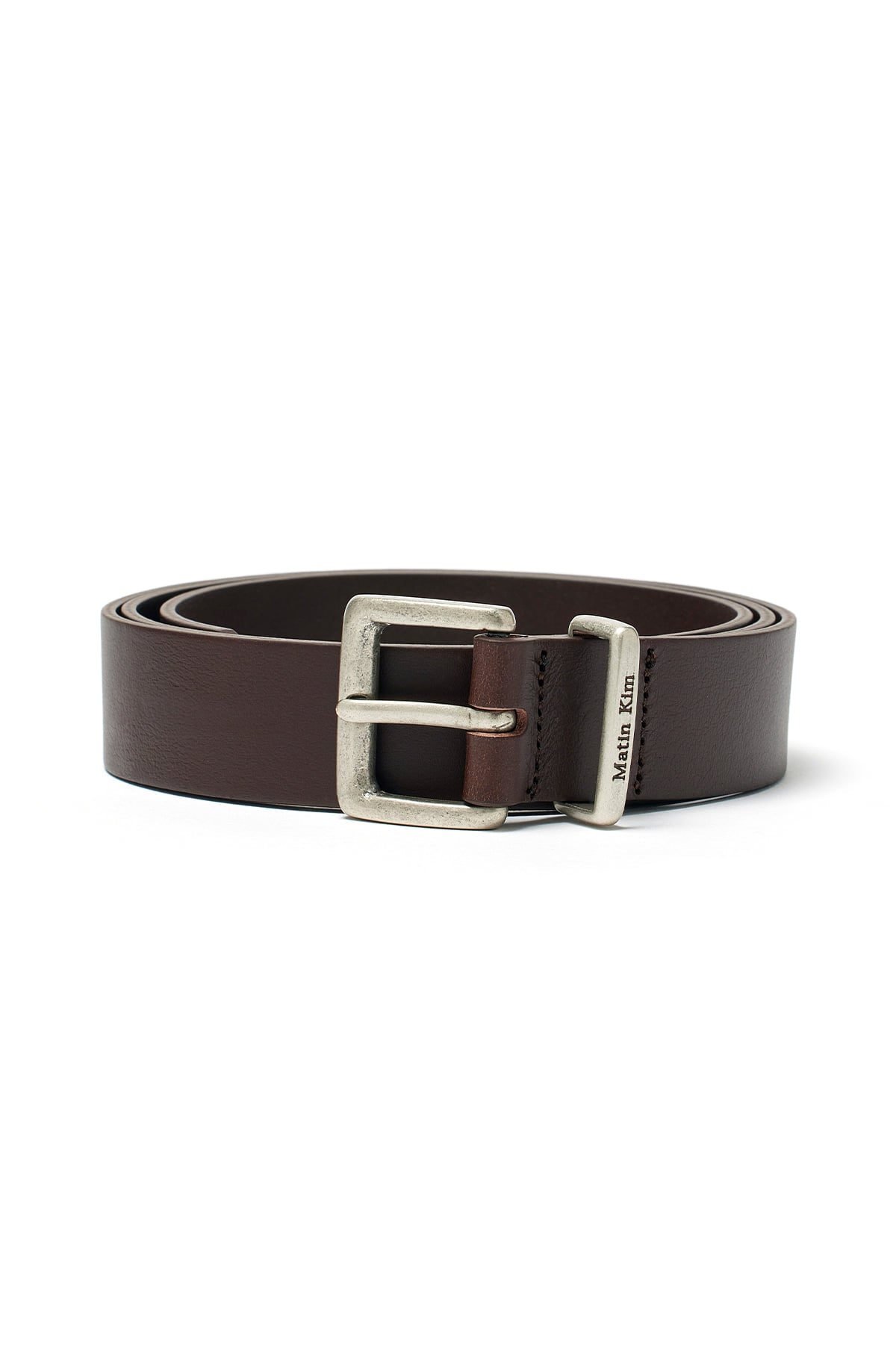 Matin Kim - Vintage Leather Belt (Dark Brown) product image 4 | TRAB K-Fashion Australia