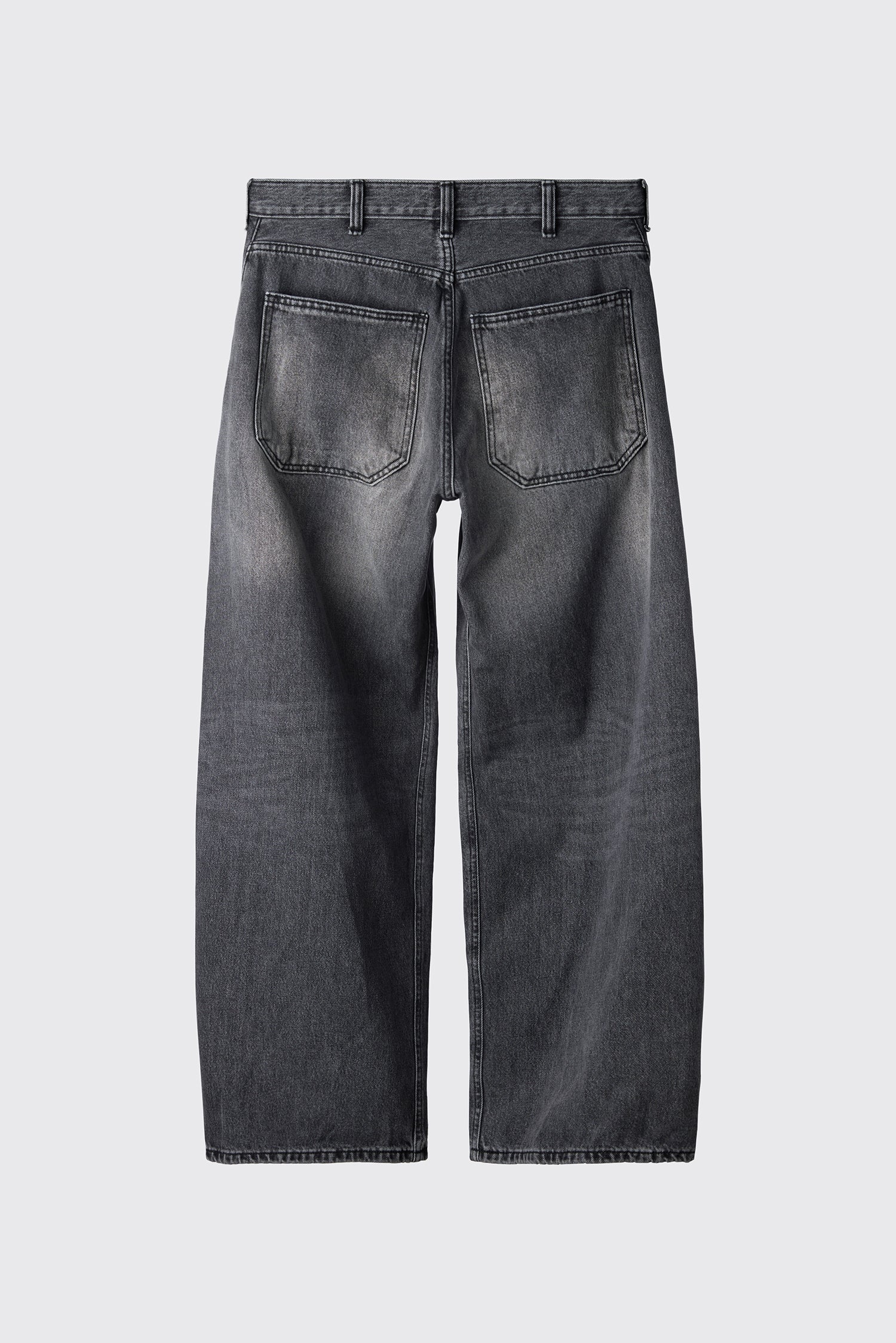 Hatchingroom - Wide Curve Jeans Washed (Black) product image 2 | TRAB K-Fashion Australia