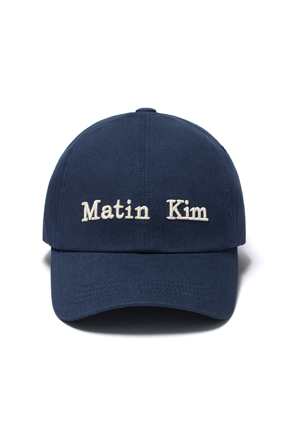 Matin Kim - Matin Classic Logo Ball Cap (Navy) product image 1 | TRAB K-Fashion Australia