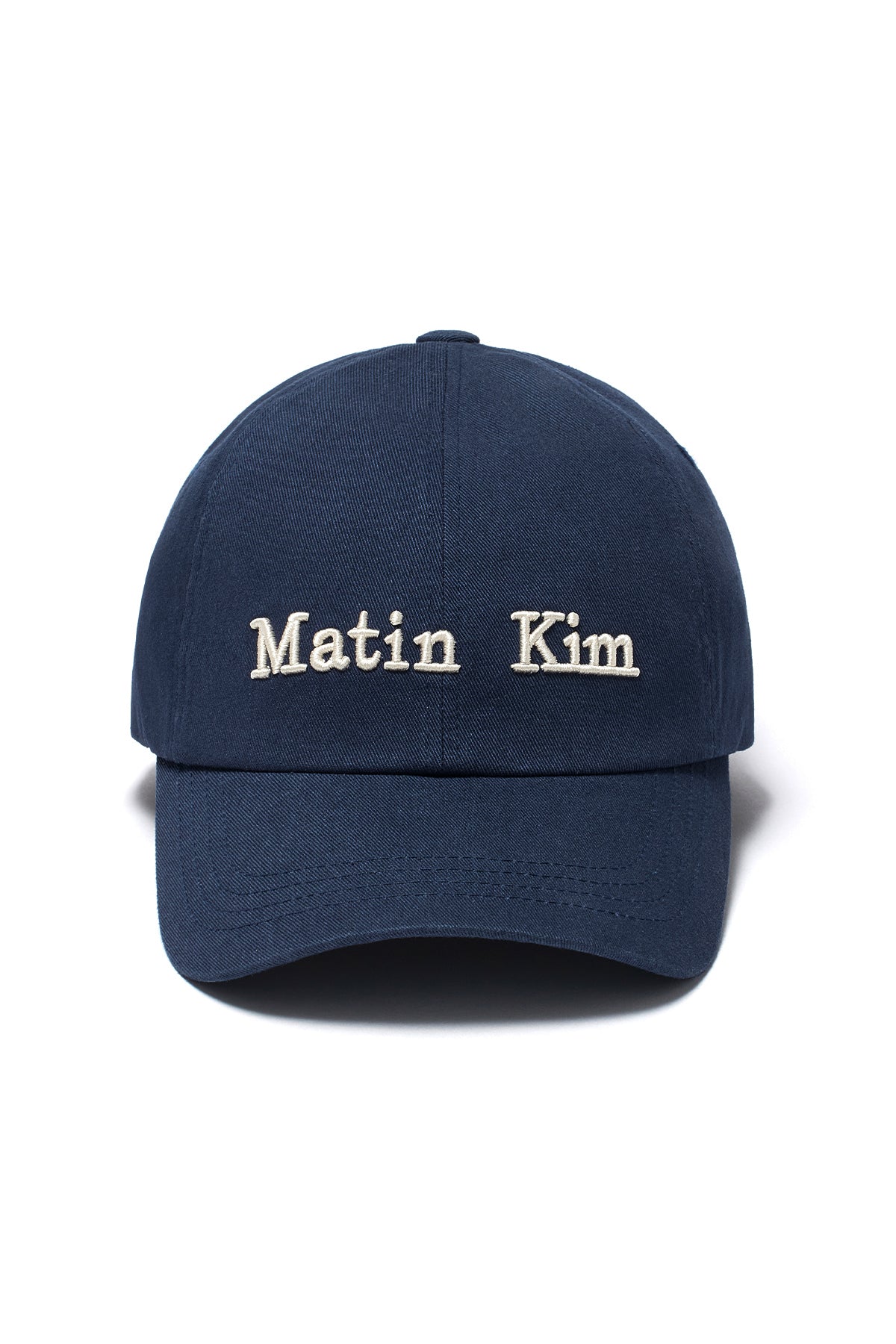 Matin Kim - Matin Classic Logo Ball Cap (Navy) product image 1 | TRAB K-Fashion Australia
