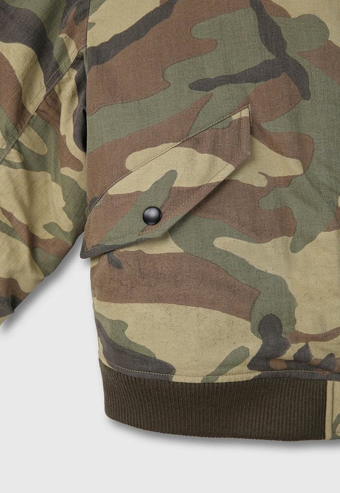 Tonywack - Camouflage Nylon Bomber (Beige/Green) product image 17 | TRAB K-Fashion Australia
