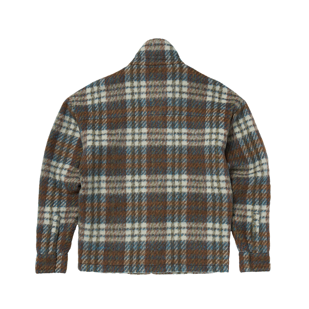 Thug Club - Classic Check Full-Zip Jacket (Blue/Orange) product image 2 | TRAB K-Fashion Australia