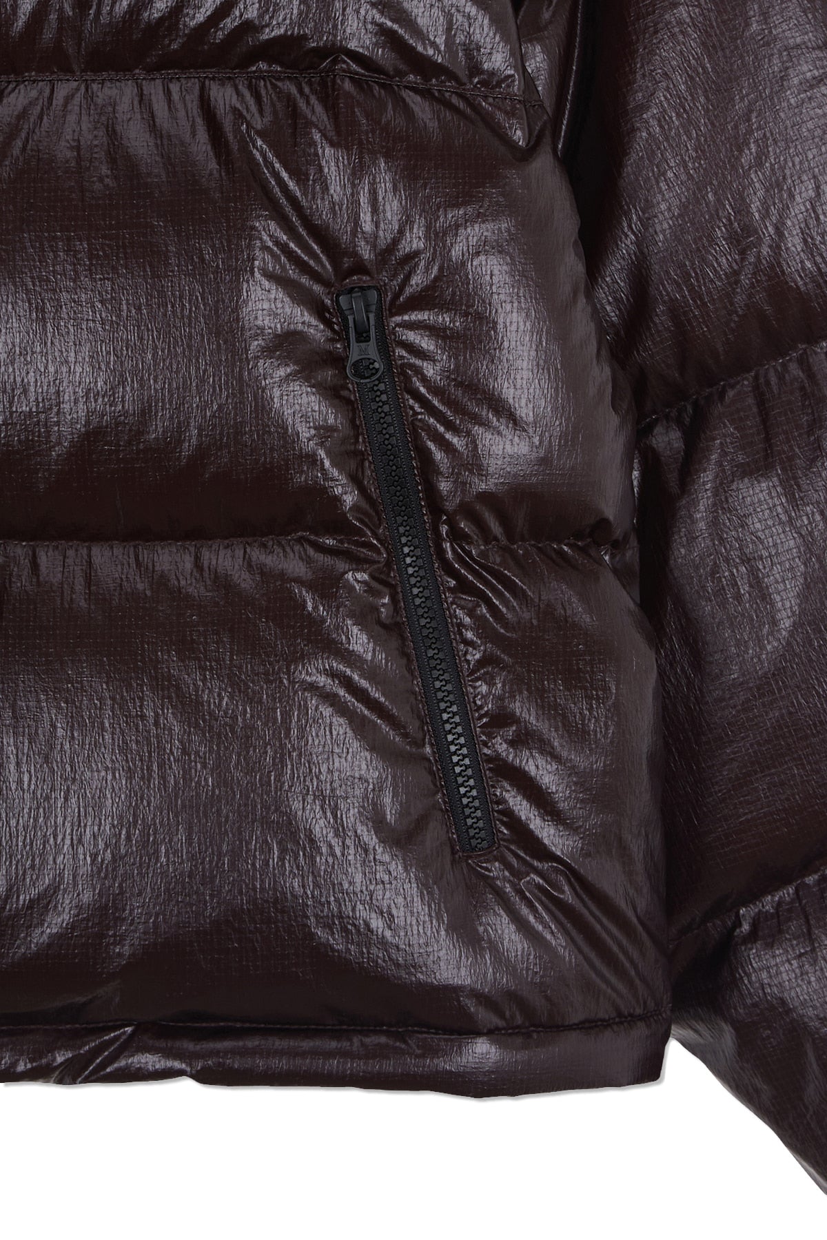 Matin Kim - Small Logo Volume Down Jumper (Dark Brown) product image 4 | TRAB K-Fashion Australia