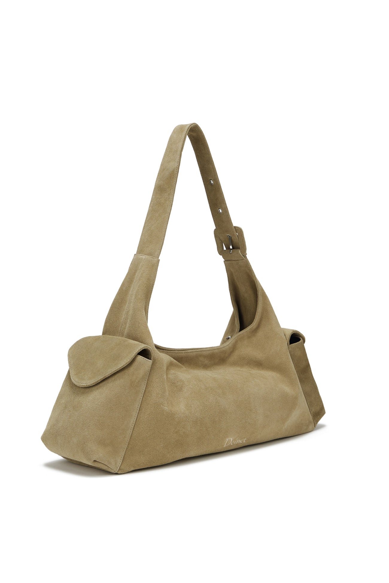 Deinet - Deinet Suede Buckle Bag (Beige) product image 8 | TRAB K-Fashion Australia