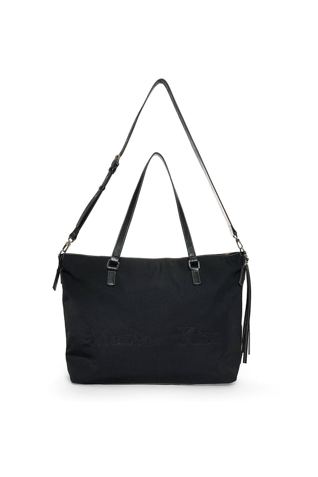 Matin Kim - Matin Logo Stitch Two Way Big Bag (Black) product image 4 | TRAB K-Fashion Australia