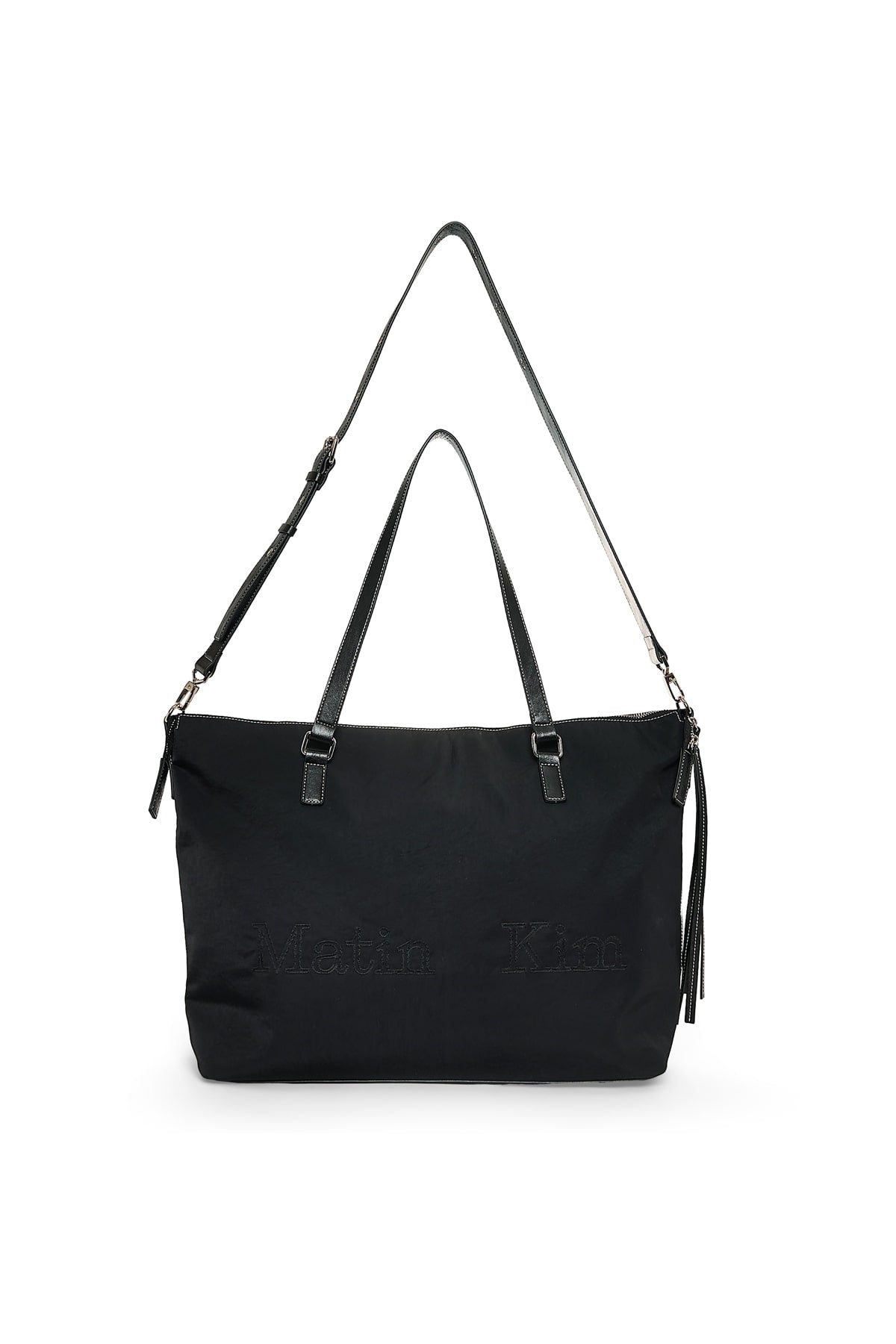 Matin Kim - Matin Logo Stitch Two Way Big Bag (Black) product image 4 | TRAB K-Fashion Australia