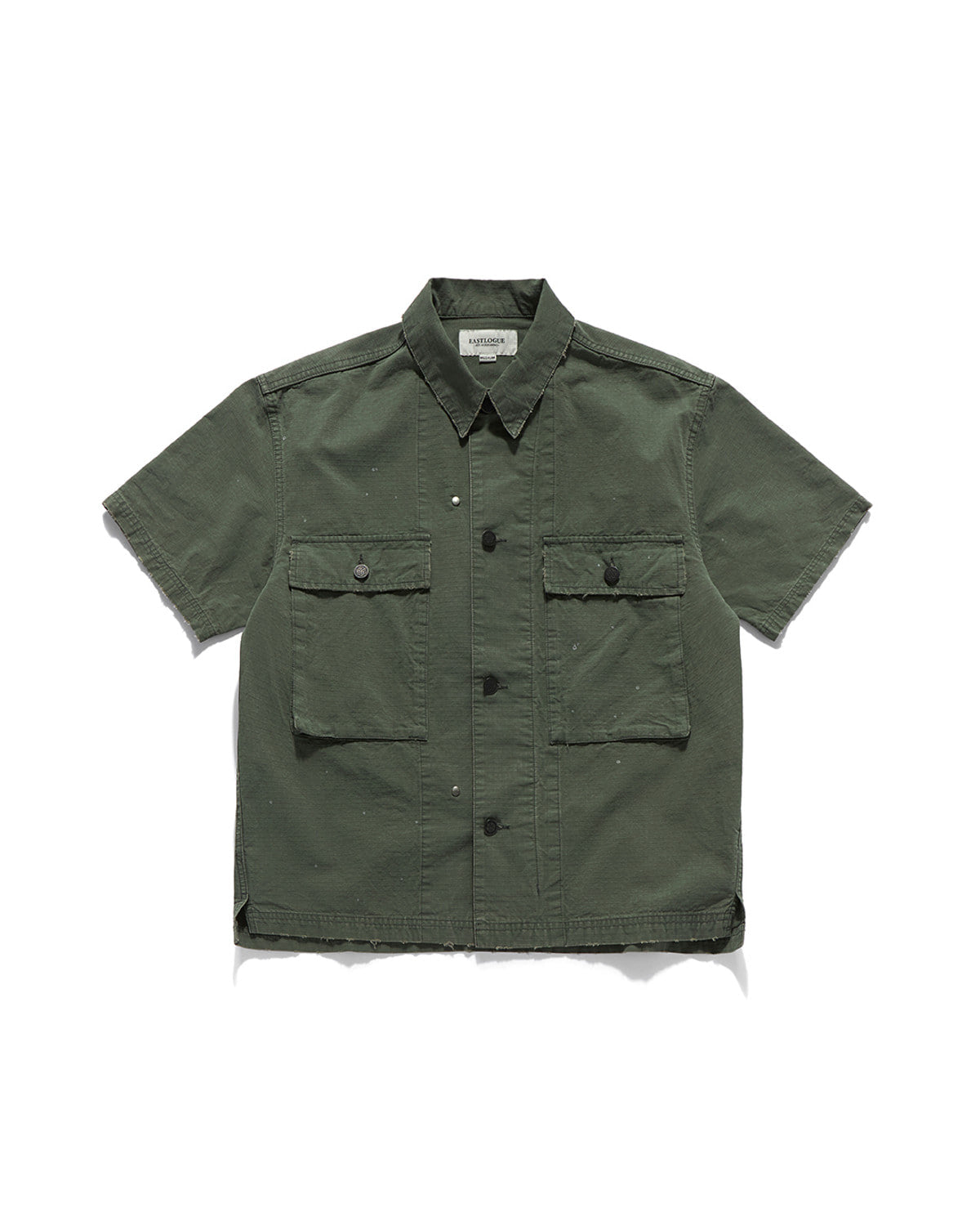 Eastlogue - M43 Mil Half Shirts (Olive Ripstop) product image 5 | TRAB K-Fashion Australia