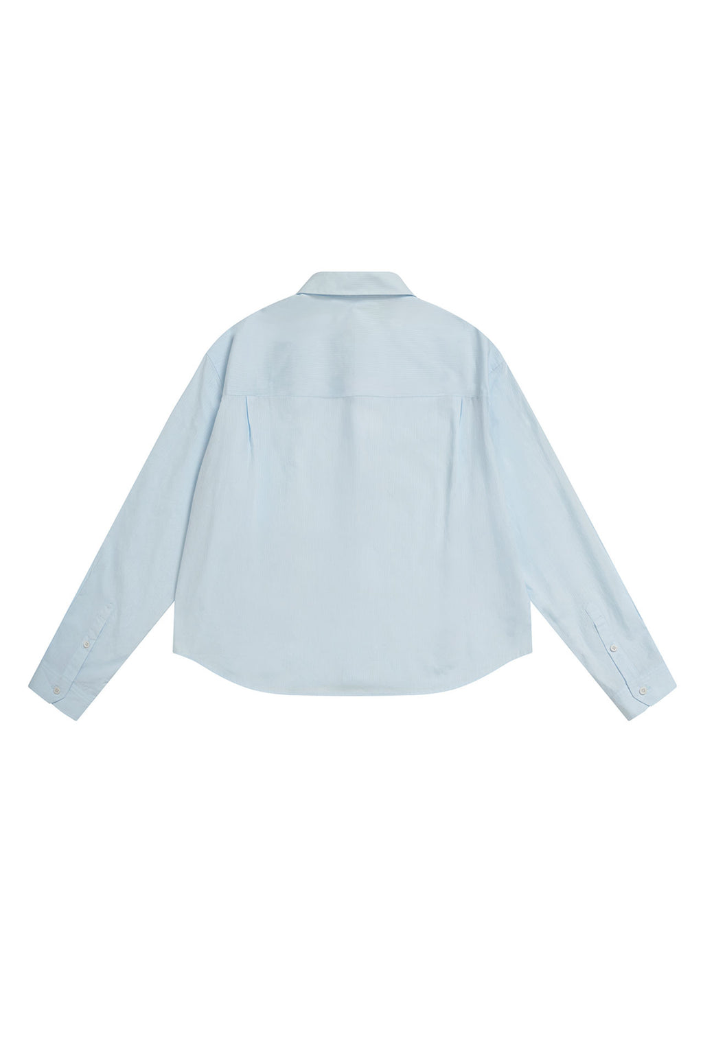 STU - Stripe Crop Shirt (Sky Blue) product image 18 | TRAB K-Fashion Australia