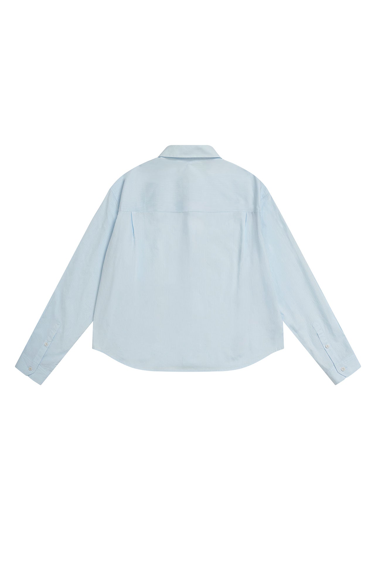 STU - Stripe Crop Shirt (Sky Blue) product image 18 | TRAB K-Fashion Australia