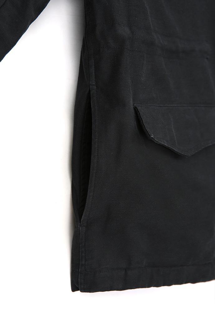 Art if acts - Back satin Garment Field Jacket (Vintage Black) product image 16 | TRAB K-Fashion Australia