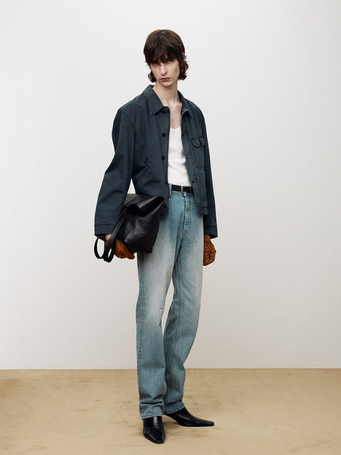 Tonywack - Slim Straight Denim Jeans (Light Blue) product image 8 | TRAB K-Fashion Australia