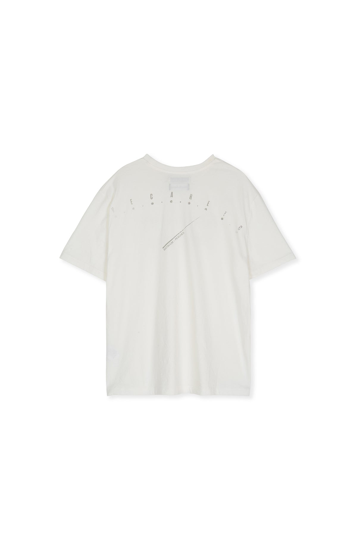 Matin Kim - Peaches Logo Graphic Top (White) product image 3 | TRAB K-Fashion Australia