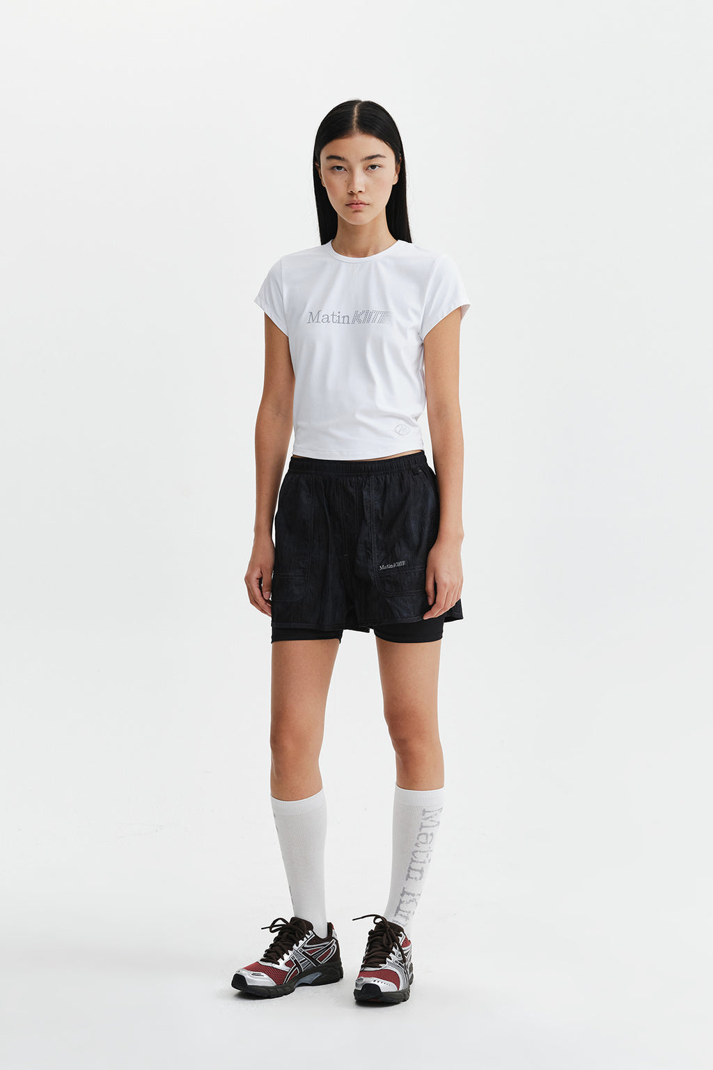 Matin Kim - Matin Pace Motion Shorts (Black) product image 9 | TRAB K-Fashion Australia