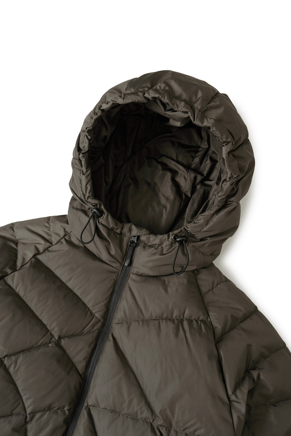 Hatchingroom - Web Goose Down Puffer Jacket Dark (Khaki) product image 3 | TRAB K-Fashion Australia