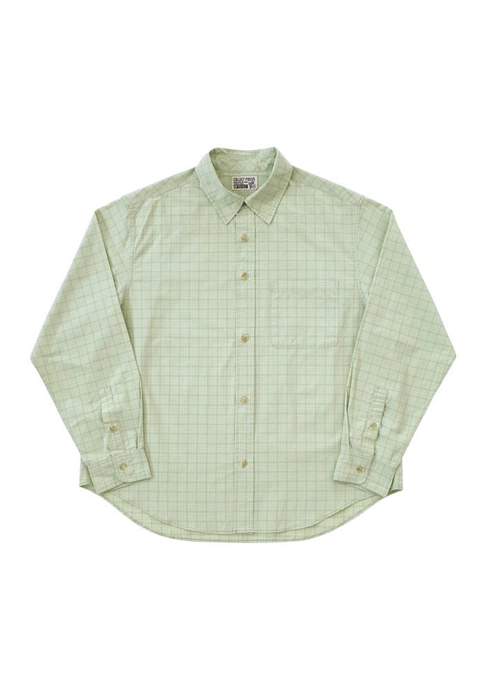 Collect Pieces - Peace Bird Shirts (Checked Green) product image 1 | TRAB K-Fashion Australia
