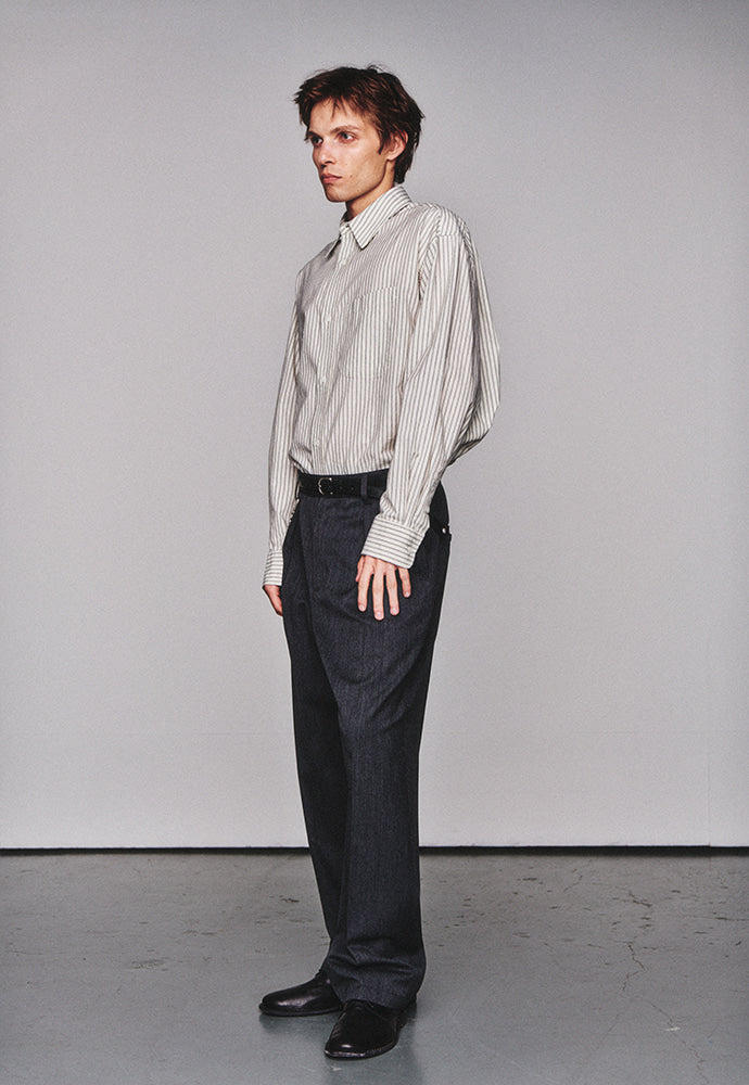 Art if acts - Stripe Shirt (Ivory) product image 2 | TRAB K-Fashion Australia