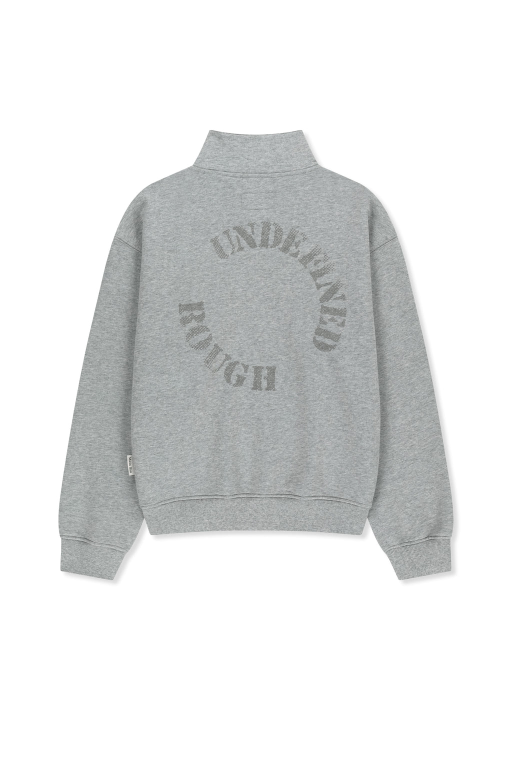 Matin Kim - Matin Logo Quarter Zip Up (Grey) product image 3 | TRAB K-Fashion Australia