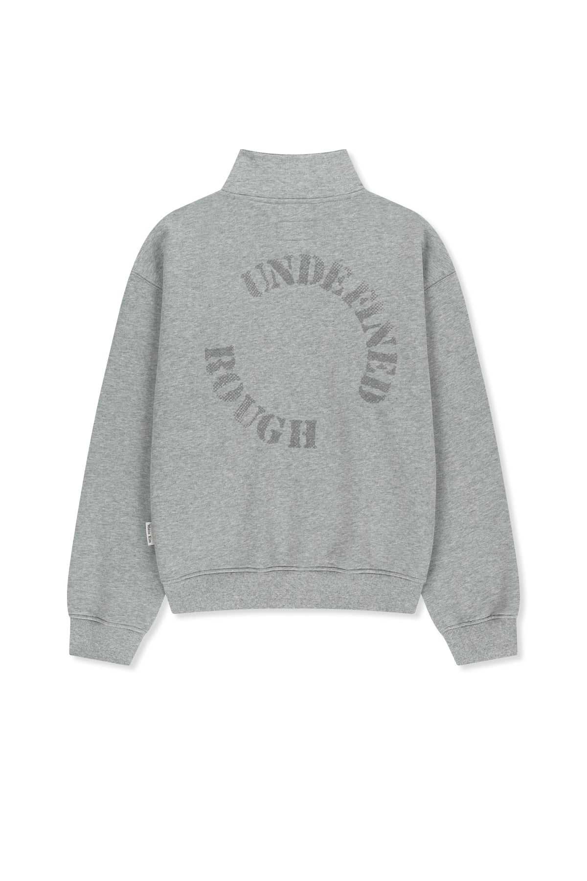 Matin Kim - Matin Logo Quarter Zip Up (Grey) product image 3 | TRAB K-Fashion Australia
