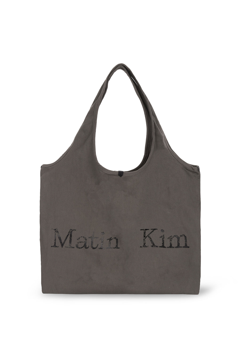 Matin Kim - Matin Cracked Logo Ecobag (Black) product image 6 | TRAB K-Fashion Australia