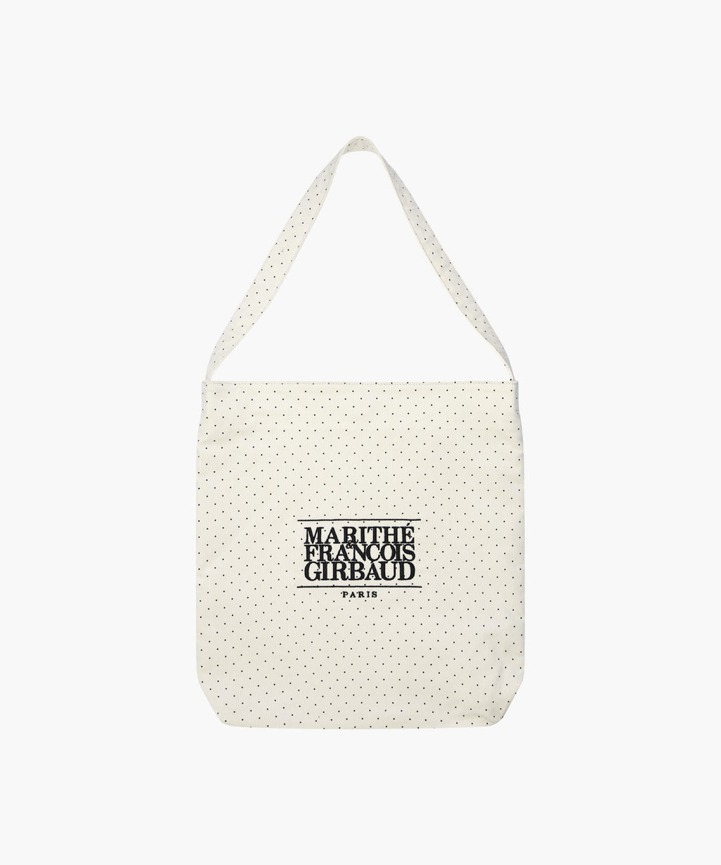 Marithe & Francois Girbaud - Classic Logo Corduroy Bag (Ivory) product image 1 | TRAB K-Fashion Australia