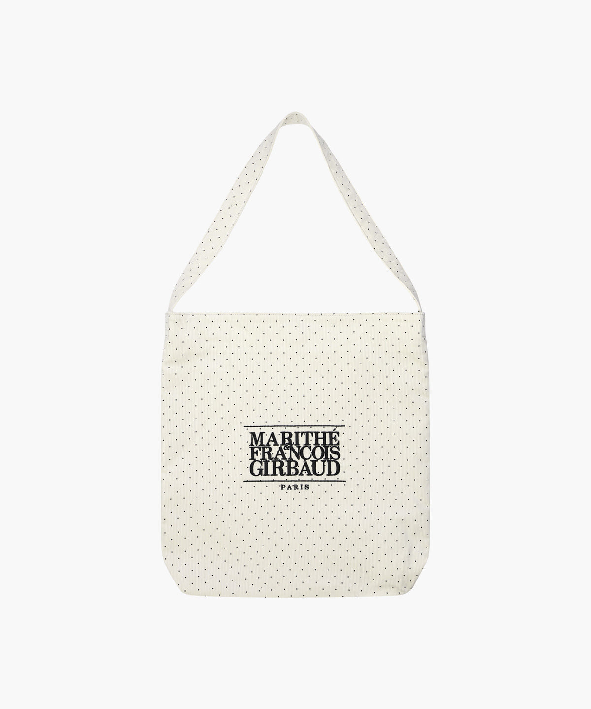 Marithe & Francois Girbaud - Classic Logo Corduroy Bag (Ivory) product image 1 | TRAB K-Fashion Australia
