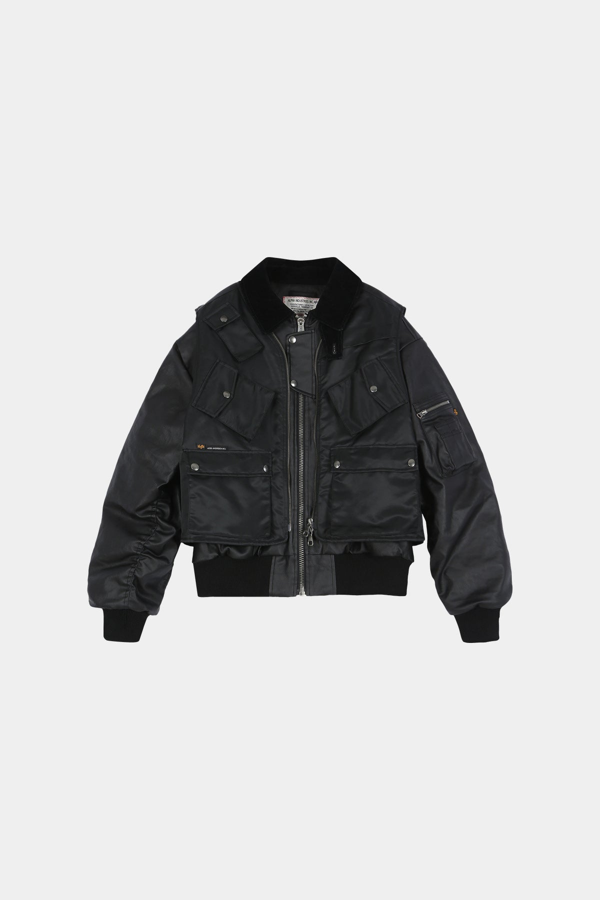 Andersson Bell - Andersson Bell X Alpha Industries Flight Vest (Black) product image 13 | TRAB K-Fashion Australia
