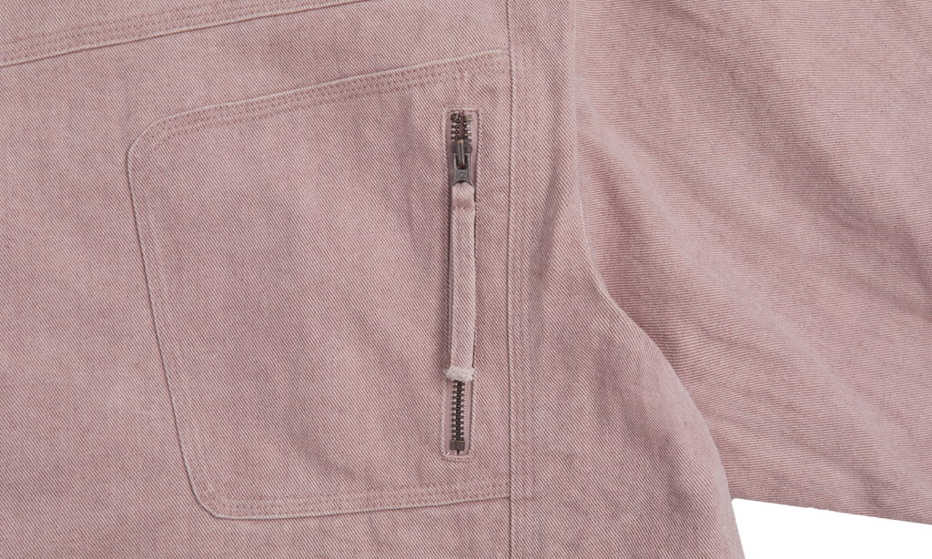 San San Gear - Cotton Washed Hoodie Jacket (Ash Pink) product image 15 | TRAB K-Fashion Australia