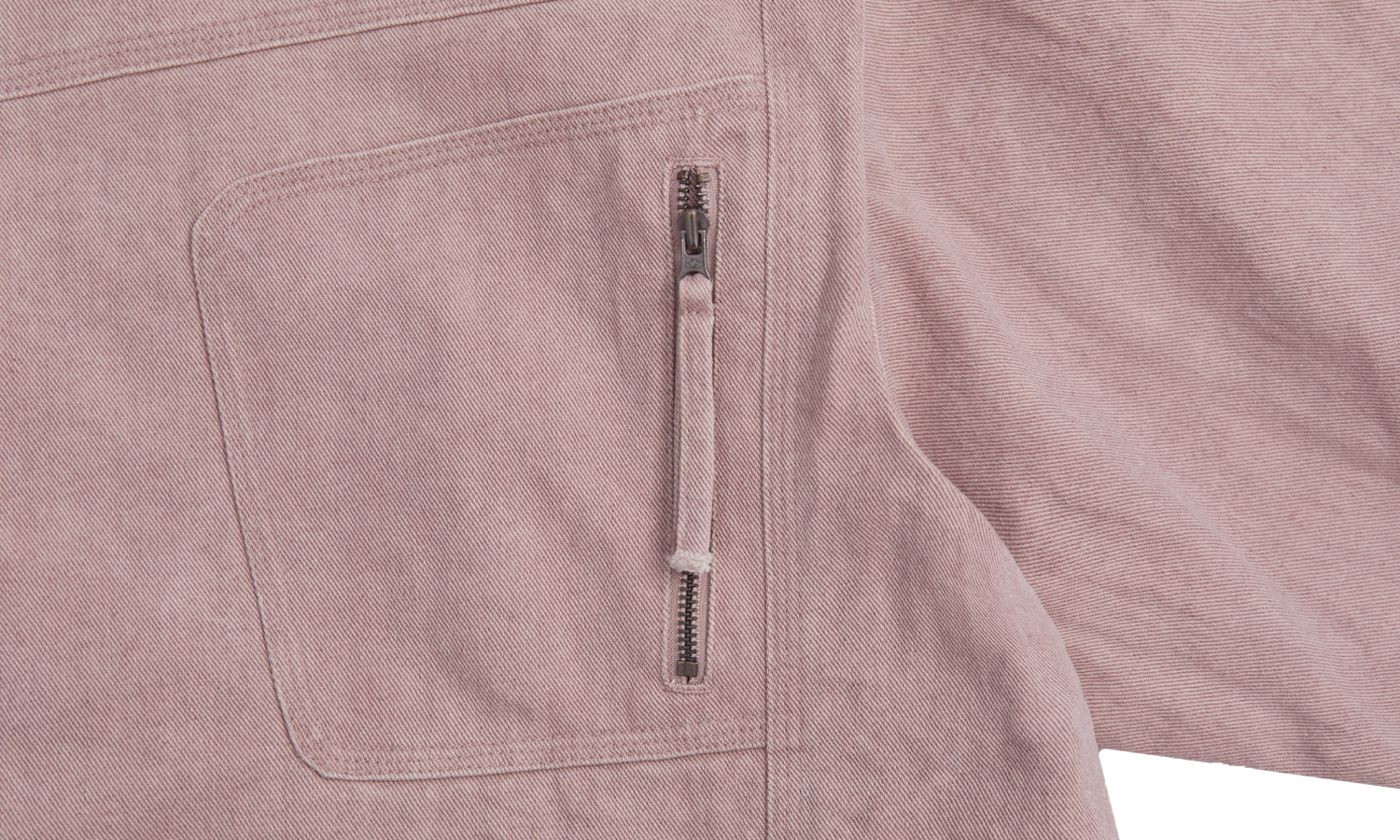 San San Gear - Cotton Washed Hoodie Jacket (Ash Pink) product image 15 | TRAB K-Fashion Australia