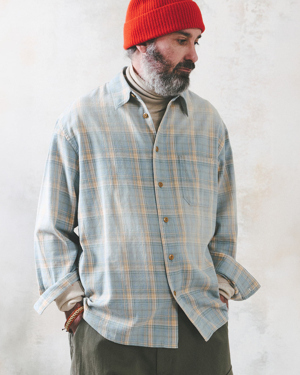 Eastlogue - Workaday Shirts (Light Blue Check) product image 2 | TRAB K-Fashion Australia