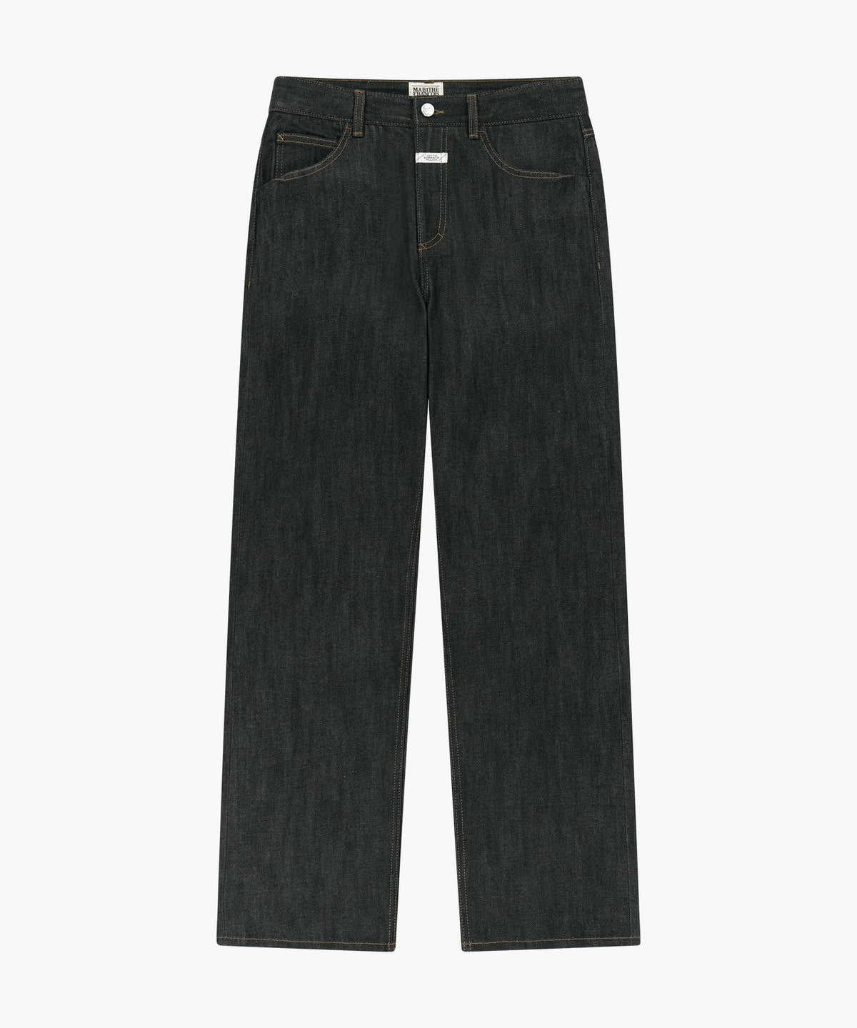 Marithe & Francois Girbaud - Straight Selvedge Denim Pants (Black) product image 6 | TRAB K-Fashion Australia
