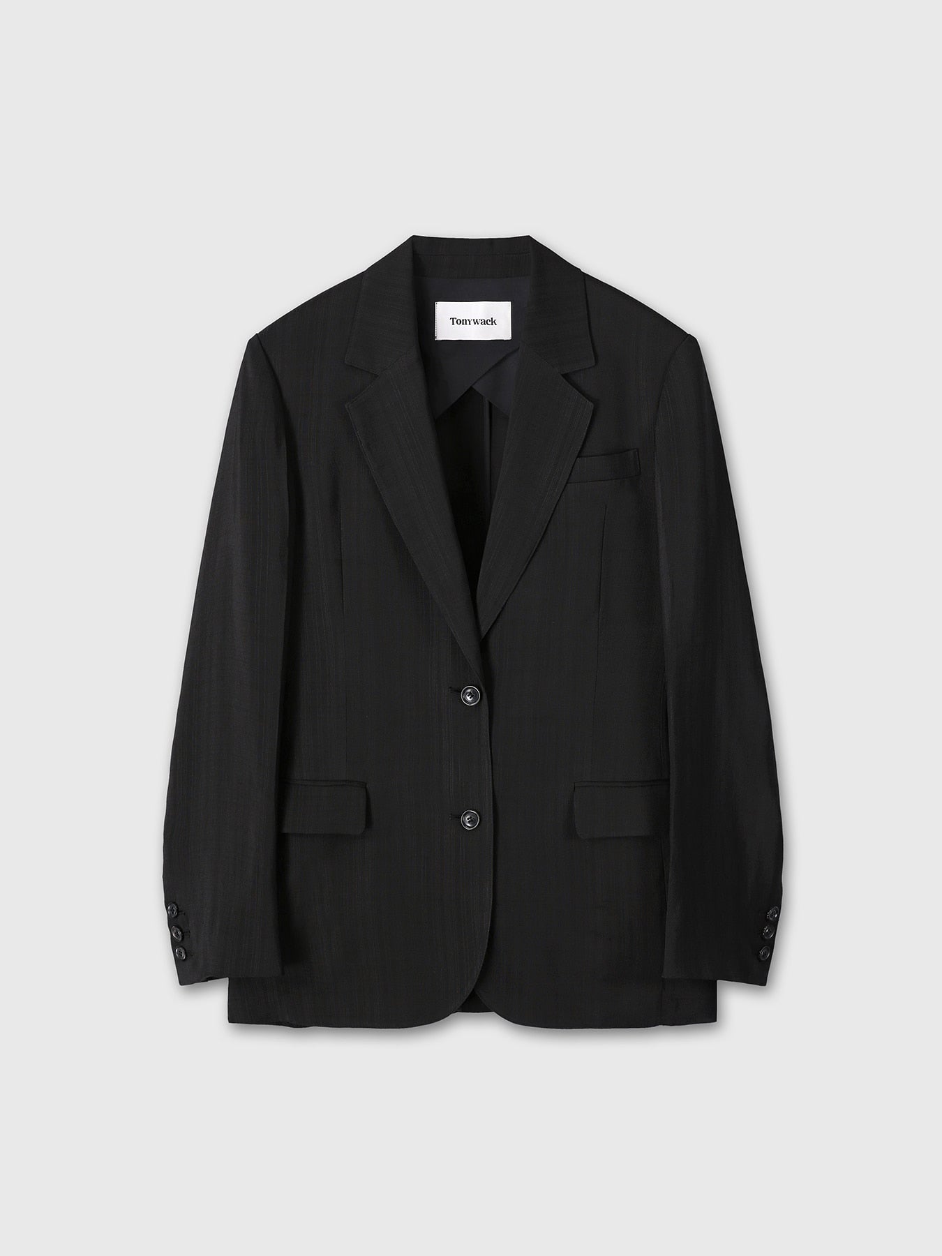 Tonywack - Airy Tailored Jacket (Black) product image 9 | TRAB K-Fashion Australia