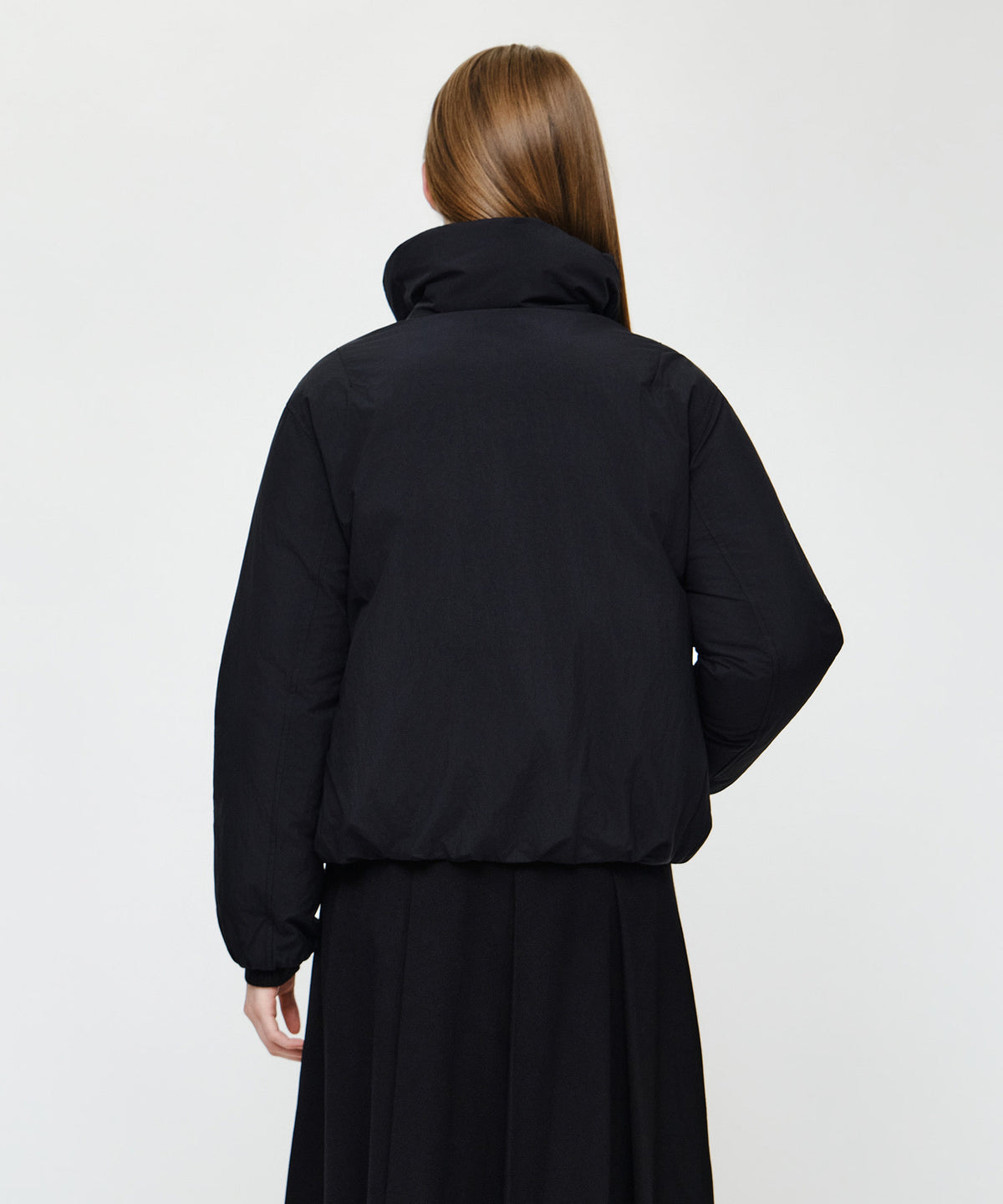 Marithe & Francois Girbaud - High Neck Padded Jacket (Black) product image 3 | TRAB K-Fashion Australia