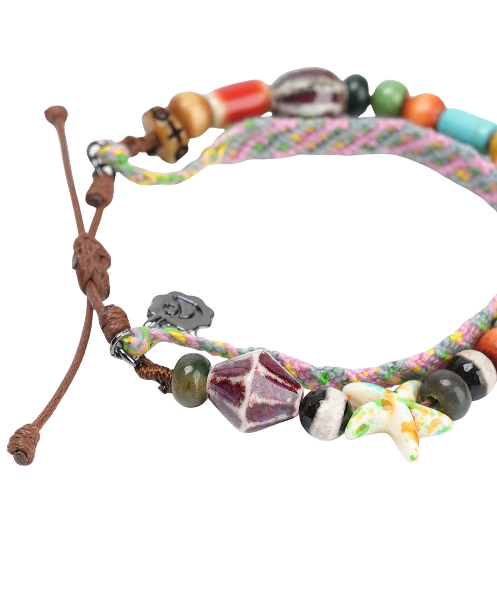 Coyseio - Flower Knotted Bead Bracelet Multi product image 15 | TRAB K-Fashion Australia
