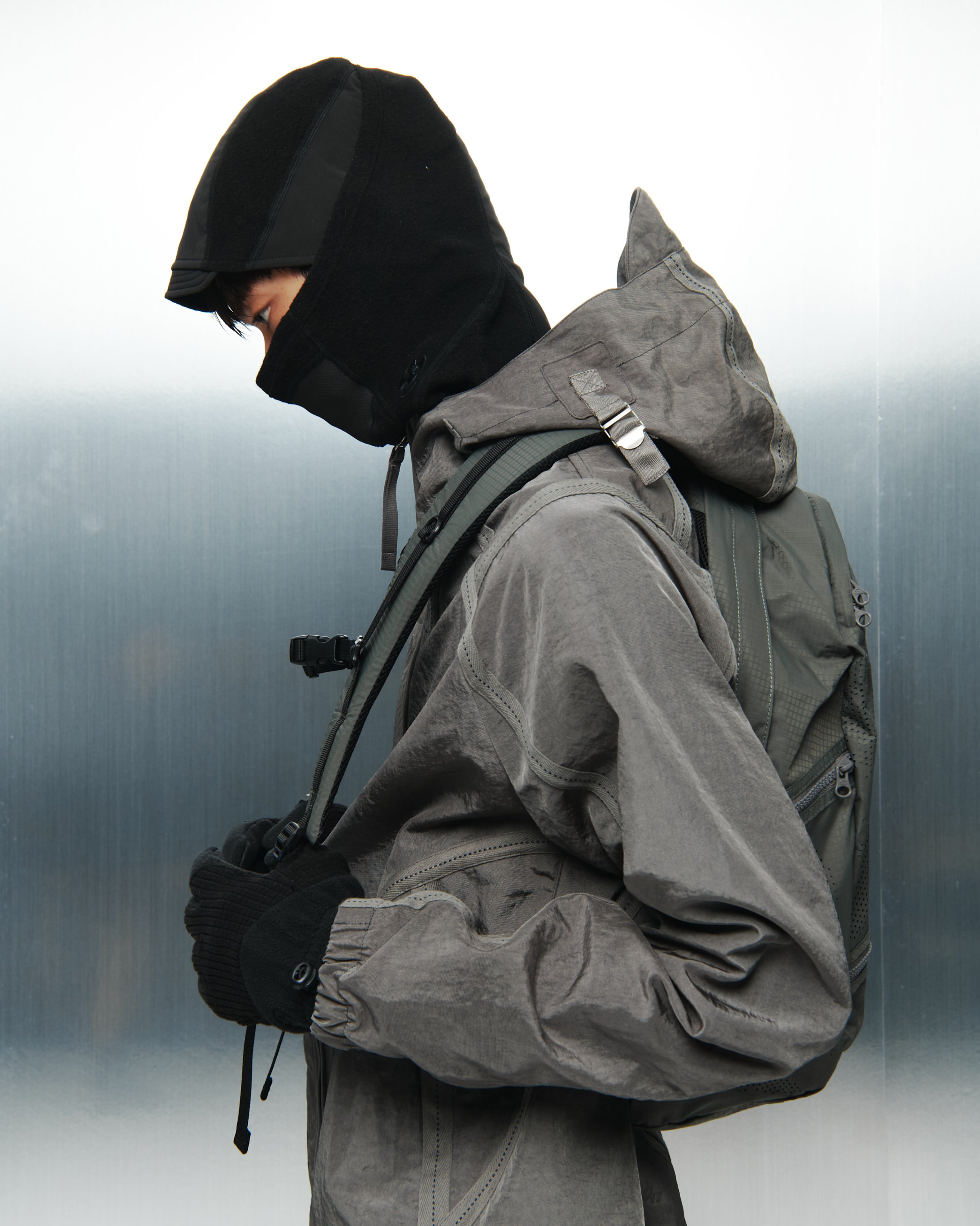 San San Gear - Laser Dot Backpack (Grey) product image 3 | TRAB K-Fashion Australia