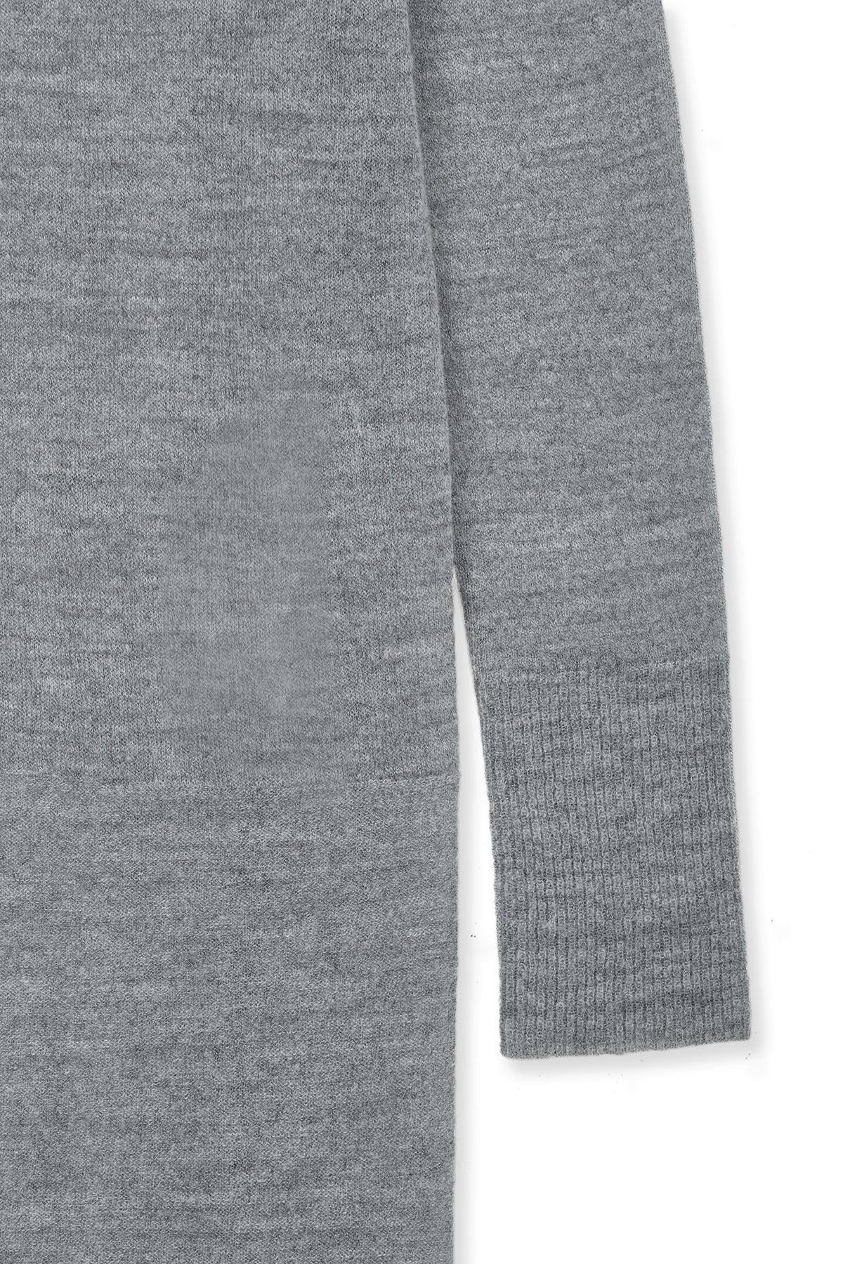 Matin Kim - Mohair Layered Knit Pullover (Light Grey) product image 8 | TRAB K-Fashion Australia