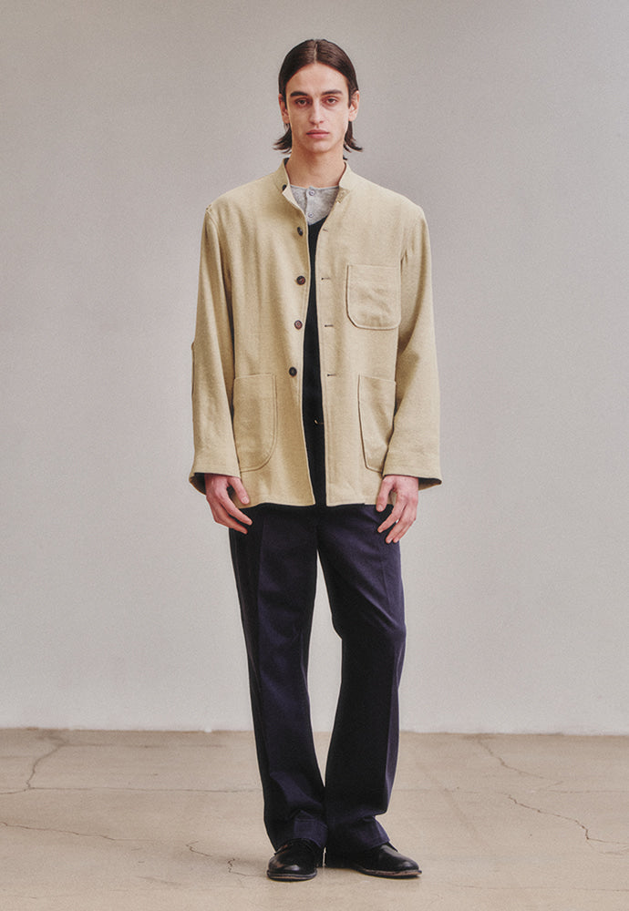 Art if acts - Silk French Forestiere Jacket (Beige) product image 4 | TRAB K-Fashion Australia